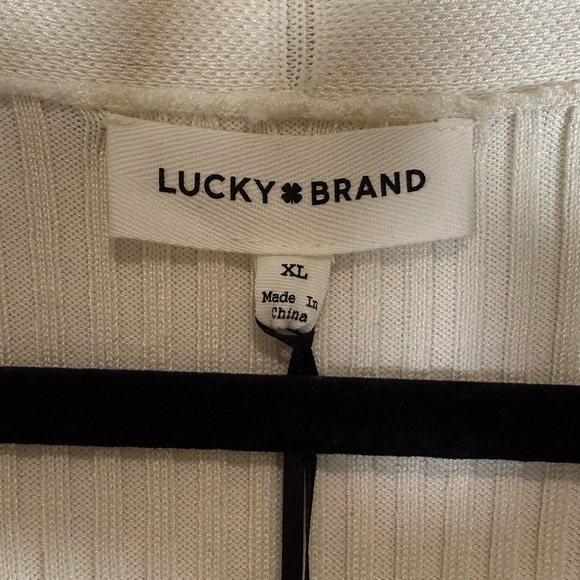 Lucky Brand Ivory knit Long Sleeve Dress - Picture 3 of 7